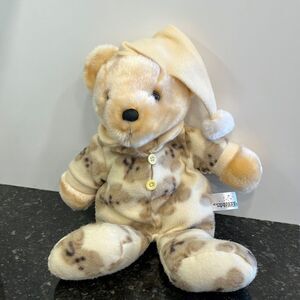 Creative Apparel Toys Teddy Bear sleeper Plush Cotton fill  15” yellow/b…